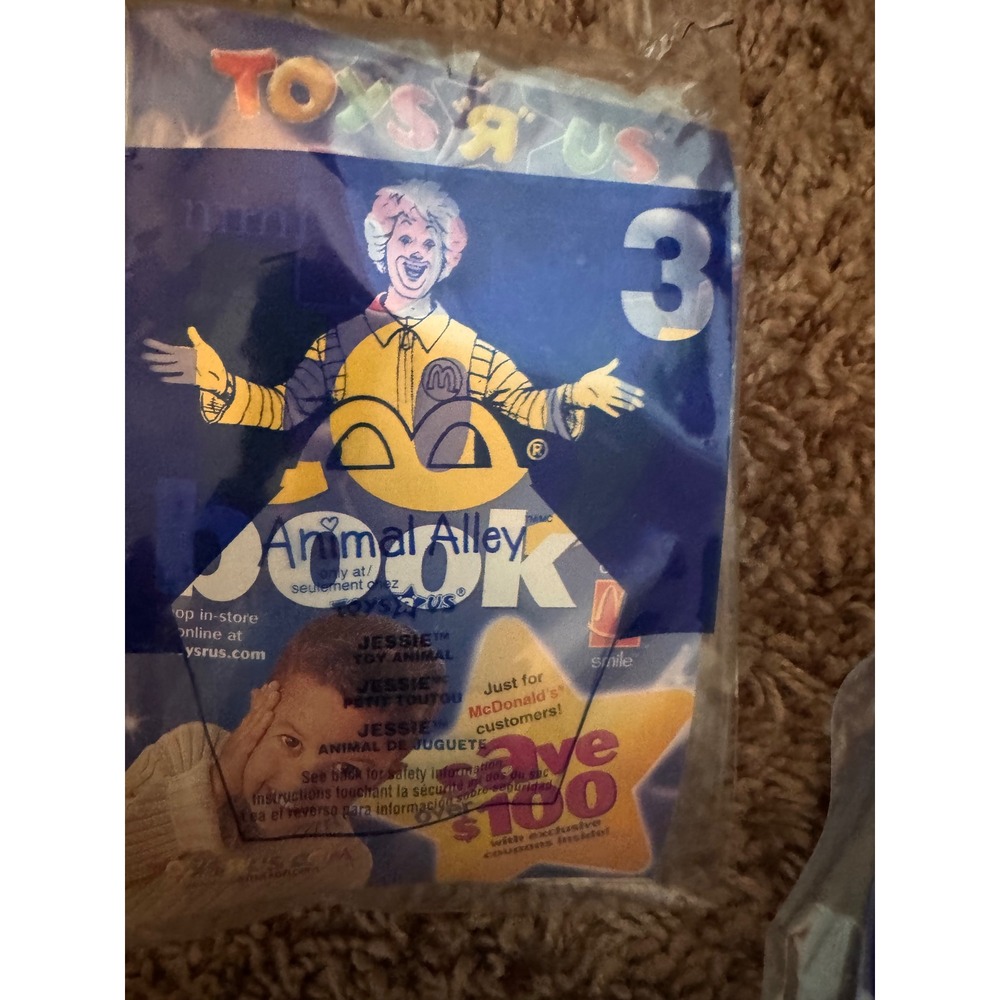 McDonald's Happy Meal Animal Alley Complete Set of 8 Sealed Toys - Picture 6 of 16